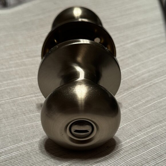 Satin Nickel Door Knob Handle Interior 6 Privacy 4 Passage NWOT Bundle of 10 - Picture 8 of 9